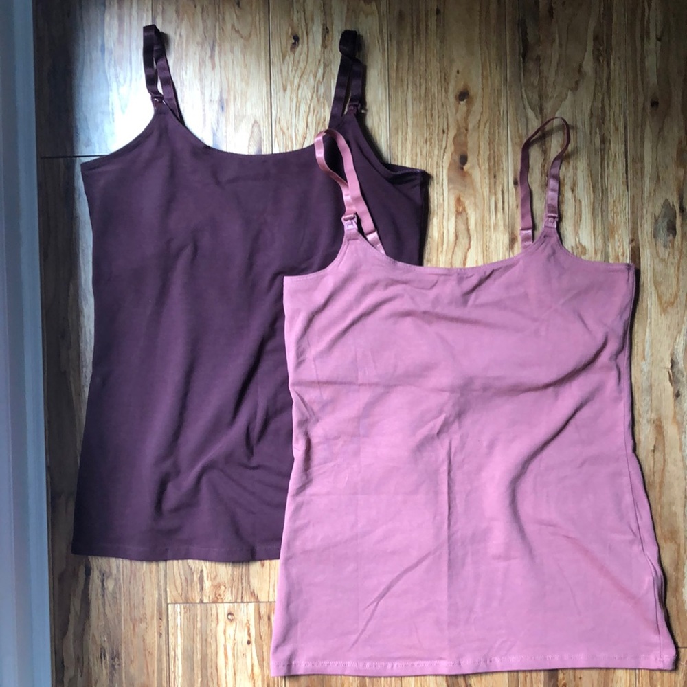 NWOT / Two H&M Nursing Tank Tops / Size Small